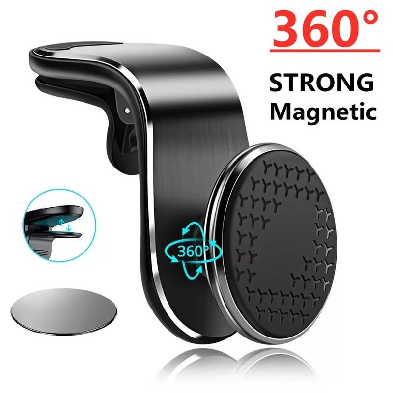 Mobil Magnetic Phone Holder Stand Air Vent Magnet Mobil Mount GPS Smartphone Dukungan Seluler Dalam Bracket Mobil untuk iPhone Xiaomi Samsun
