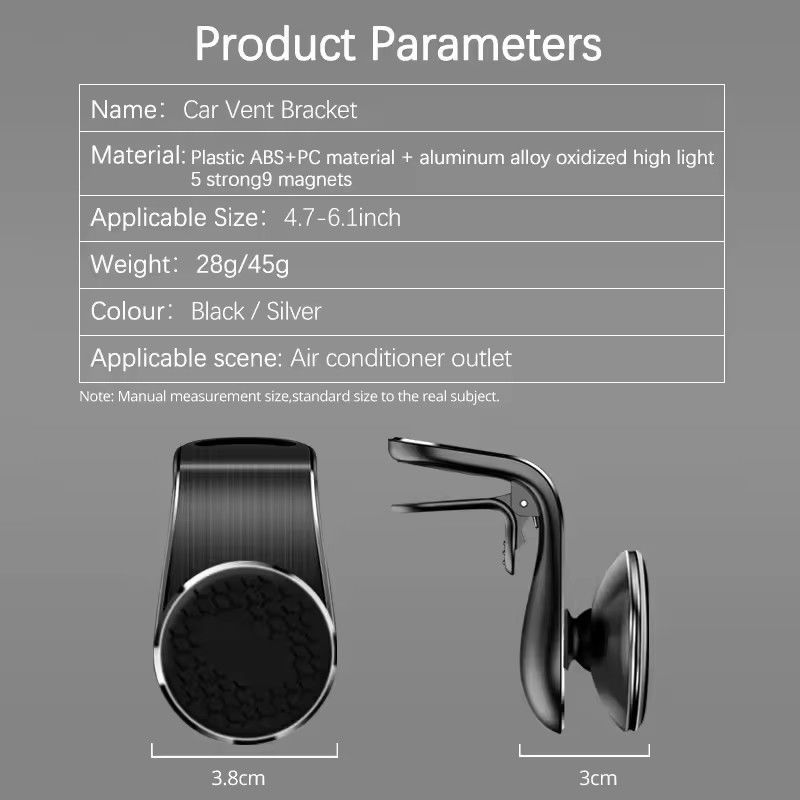 Mobil Magnetic Phone Holder Stand Air Vent Magnet Mobil Mount GPS Smartphone Dukungan Seluler Dalam Bracket Mobil untuk iPhone Xiaomi Samsun