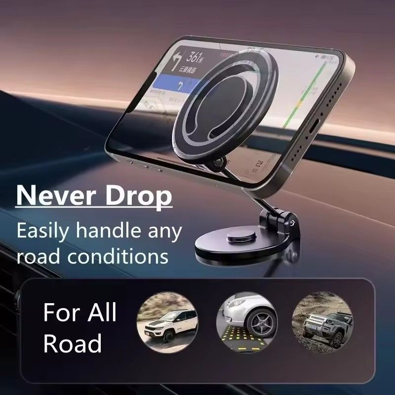 1080 Magnetic Car Phone Holder Magnet Car Bracket Mount Cell Smartphone Support in Car Untuk iPhone 15 14 13 12 11 Samsung